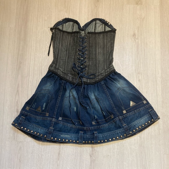 Guess Denim Dress Small - Picture 2 of 5